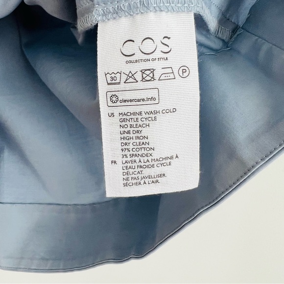 COS Light Blue Structural Blouse - Picture 5 of 7